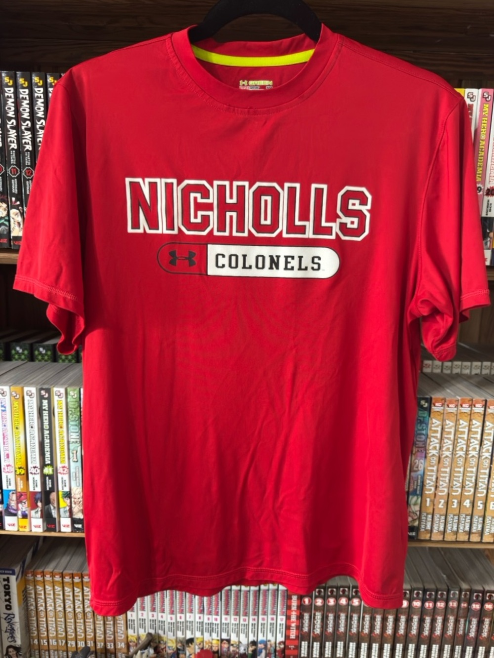 Under Armour Red Nicholls Colonels Graphic Tee
